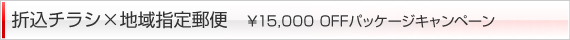 �܍��`���V�~�n��w��X�ց@&yen;15,000OFF�p�b�P�[�W�L�����y�[��