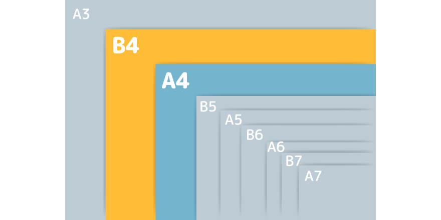 用紙サイズイラスト