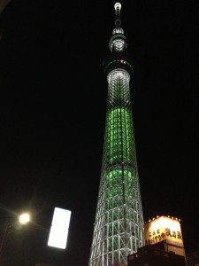 みどり色のスカイツリー
